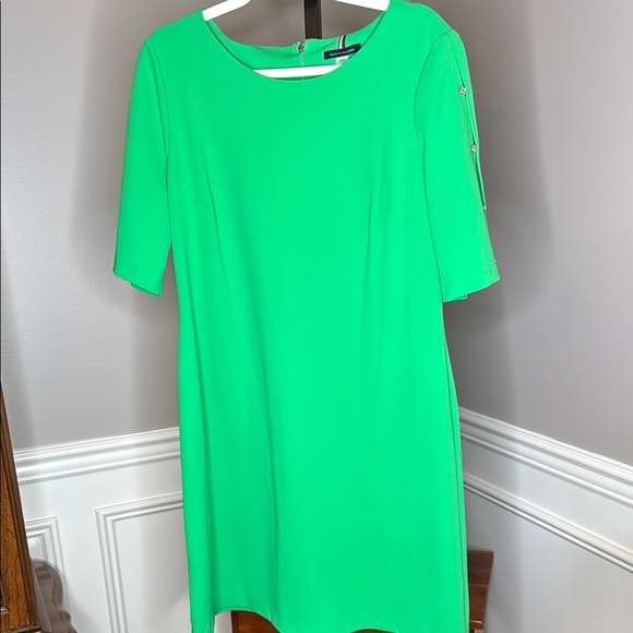 Tommy Hilfiger Green Dress Size 16 - Picture 1 of 8